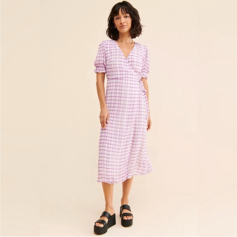 Anthropologie Lily & Lionel Fifi Wrap Dress size XS